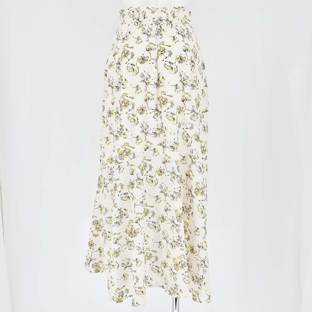 【新品＆新作レンタル】ダズリン　dazzlin　morning gloryヘムスカート　ロングスカート　花柄